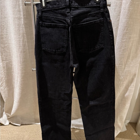 Abercrombie & Fitch High Rise 90’s Relaxed Jean Black 26 / 2s - Picture 6 of 6